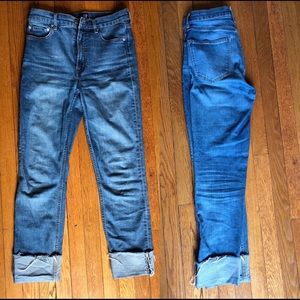 GAP High Rise Cigarette Jeans